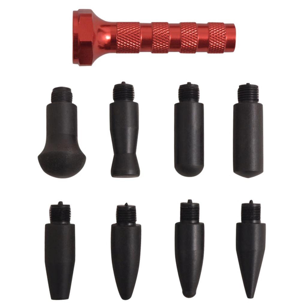 vidaXL Set 28 Pz Rimozione Ammaccature senza Verniciatura Acciaio Inox
