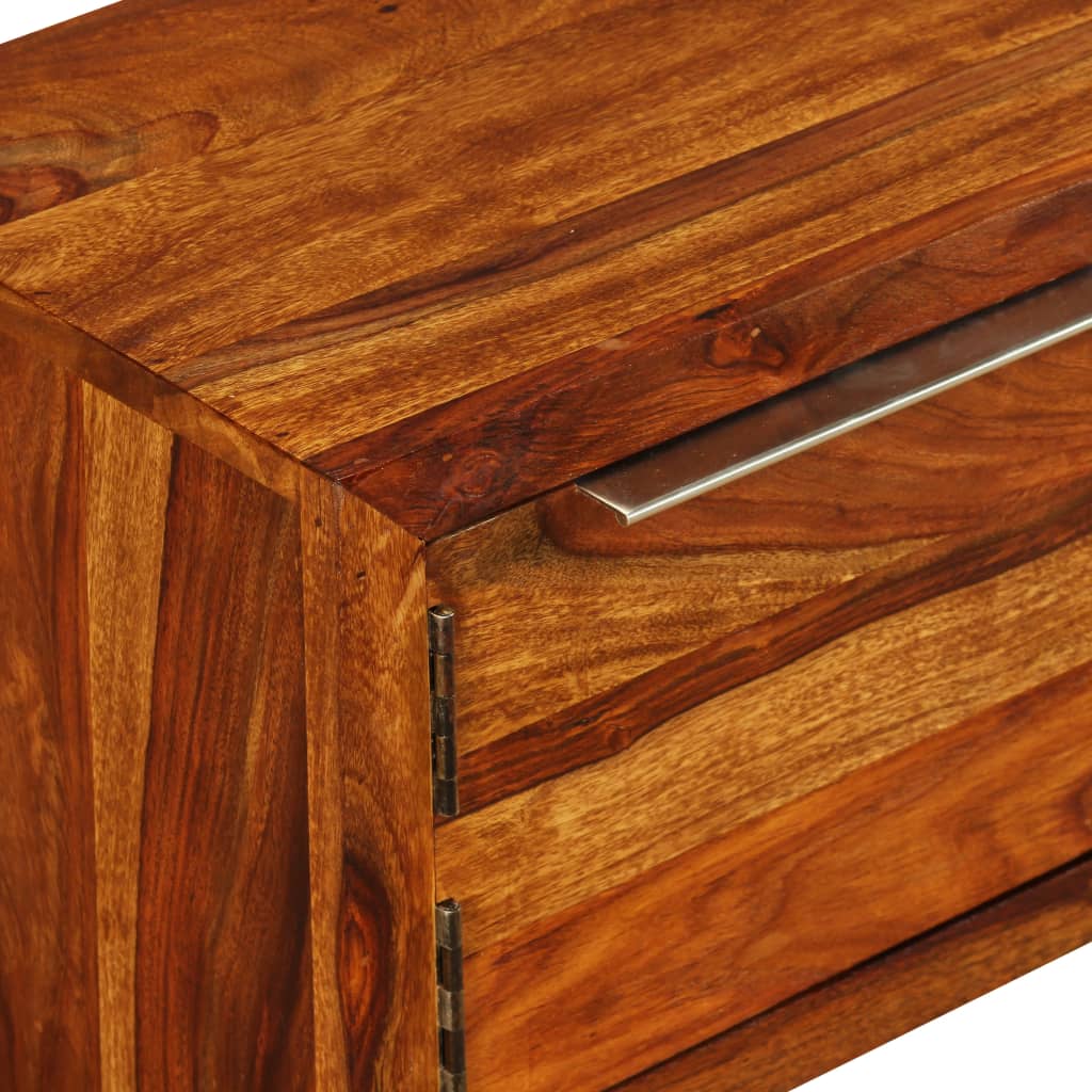 vidaXL Mobile Porta TV Legno Massello di Sheesham 120x30x30 cm