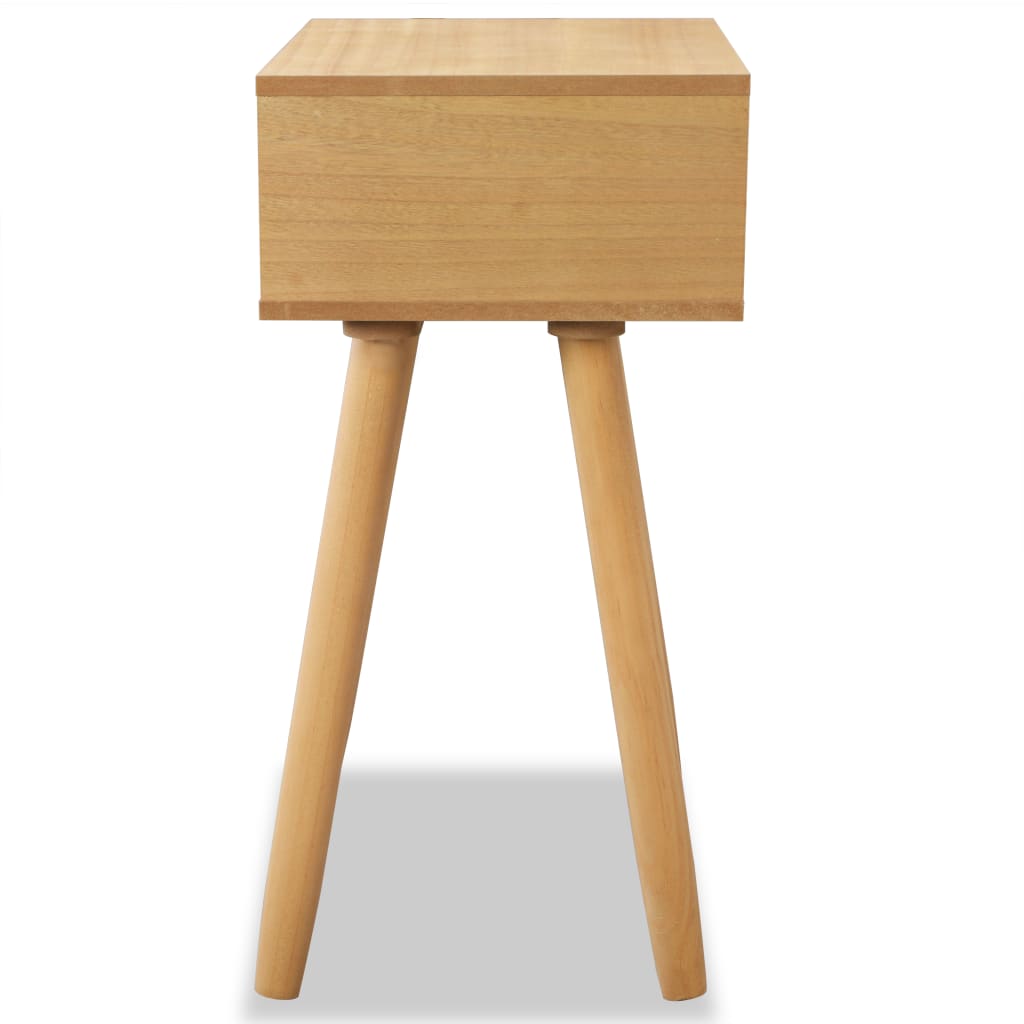 vidaXL Comodini Set 2 pz in Massello di Pino 40x30x61 cm Marroni
