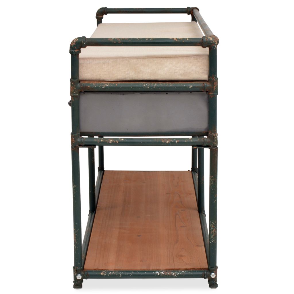 vidaXL Cassapanca con Cuscino 107,5x34,5x59 cm