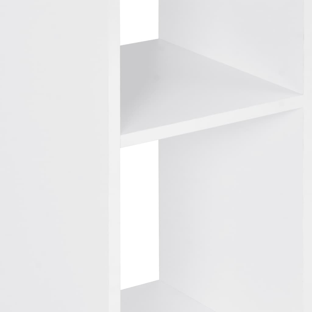 vidaXL Tavolo da Bar Bianco e Grigio Antracite 60x60x110 cm