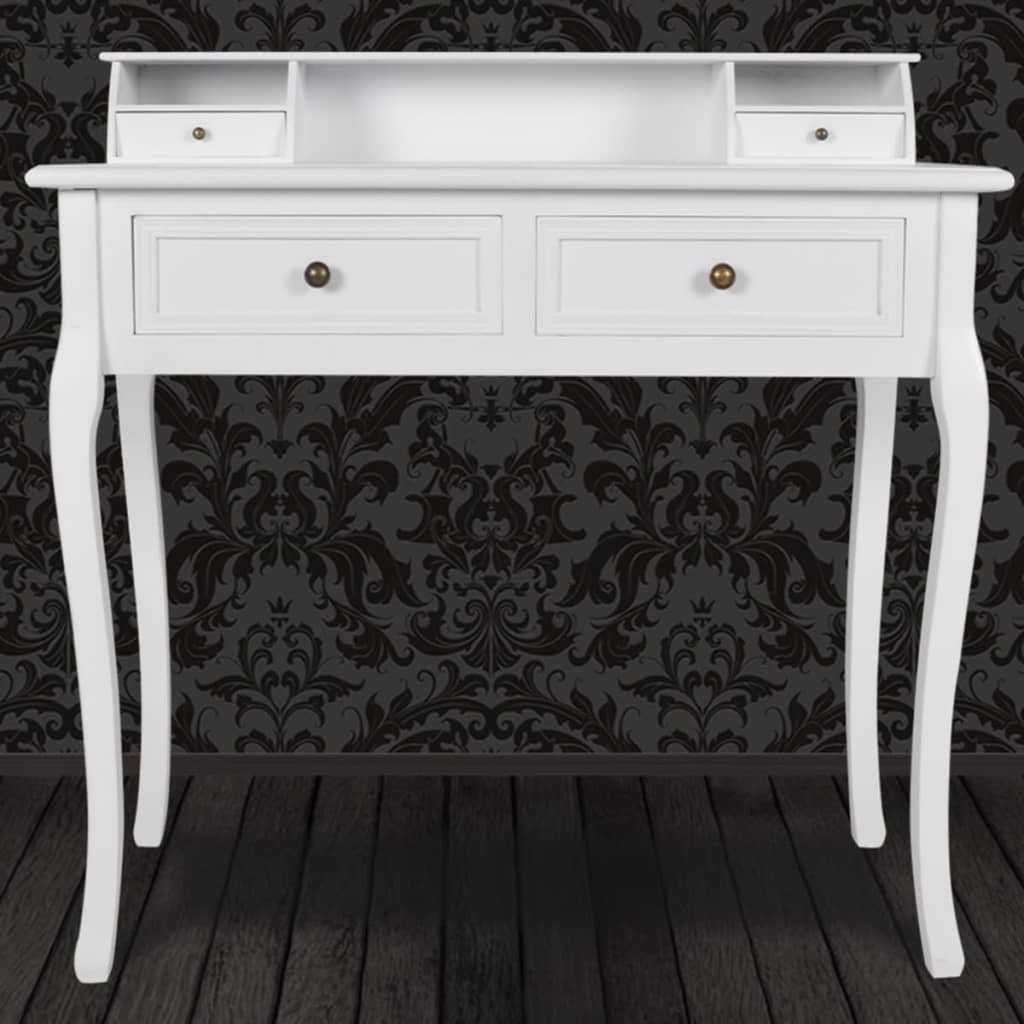 vidaXL Tavolino da Trucco Moderno Mobiletto Make Up Bianco