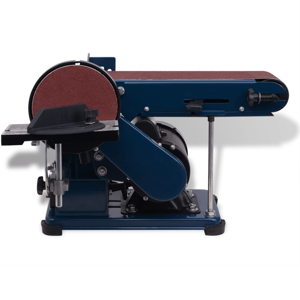 vidaXL Levigatrice Combinata con Nastro e Disco 375 W