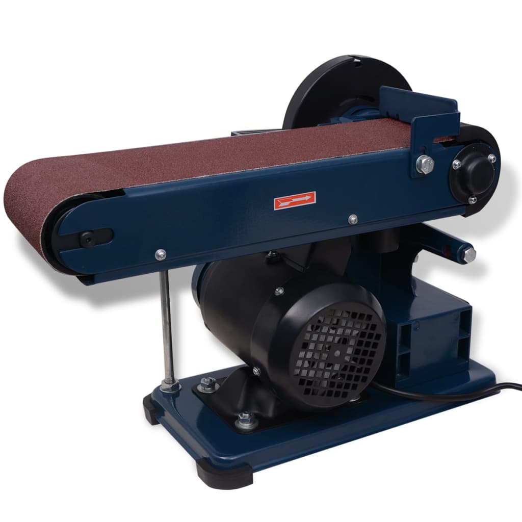 vidaXL Levigatrice Combinata con Nastro e Disco 375 W