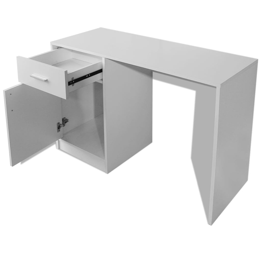 vidaXL Tavolo Pieghevole da Parete Bianco 100x60 cm