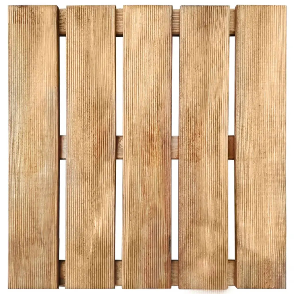 vidaXL Piastrelle per Esterni 18 pz 50x50 cm in Legno Marrone VIDAXL