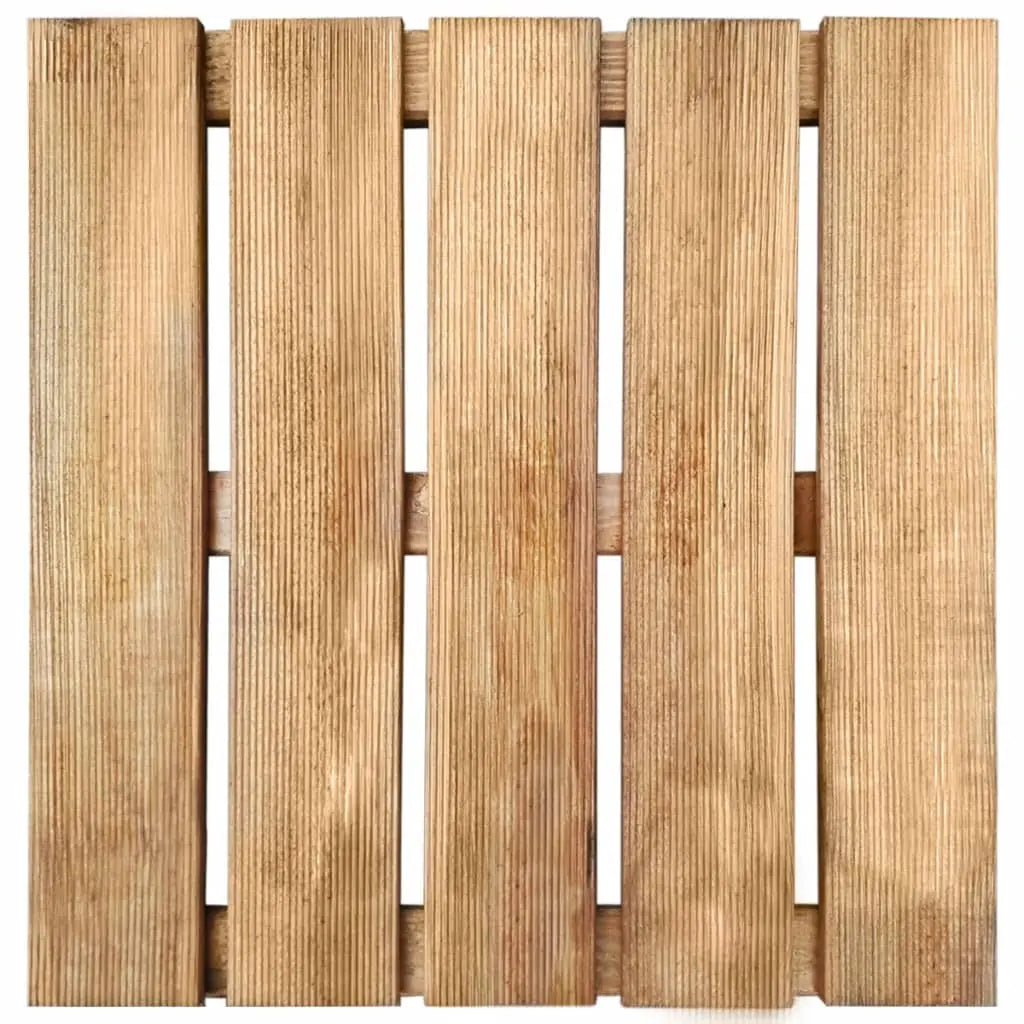 vidaXL Piastrelle per Esterni 30 pz 50x50 cm in Legno Marrone VIDAXL