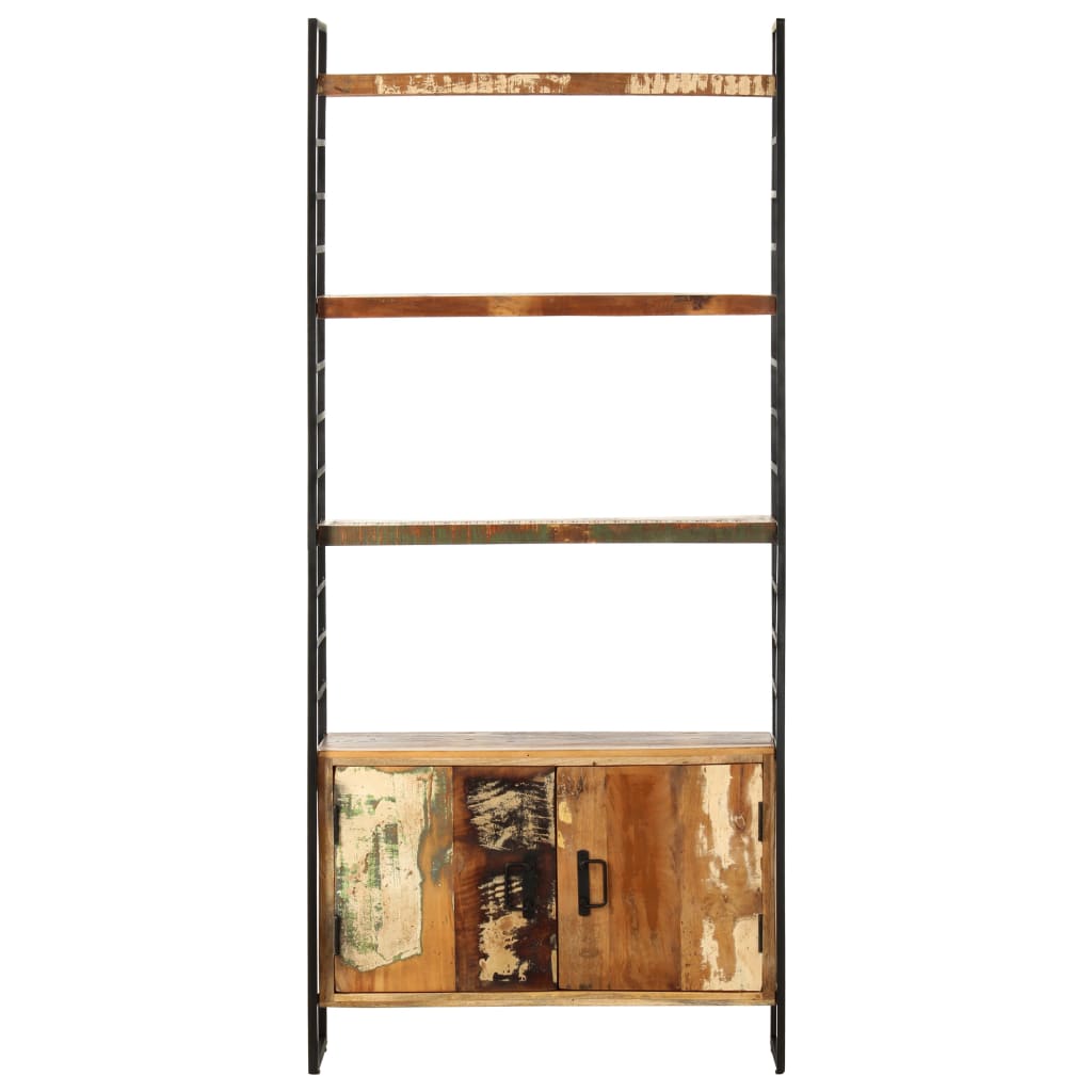 vidaXL Libreria a 4 Livelli Legno Massello di Recupero 80x30x180 cm VIDAXL