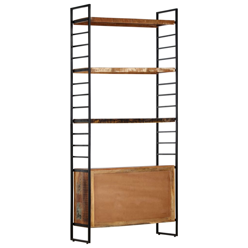 vidaXL Libreria a 4 Livelli Legno Massello di Recupero 80x30x180 cm VIDAXL