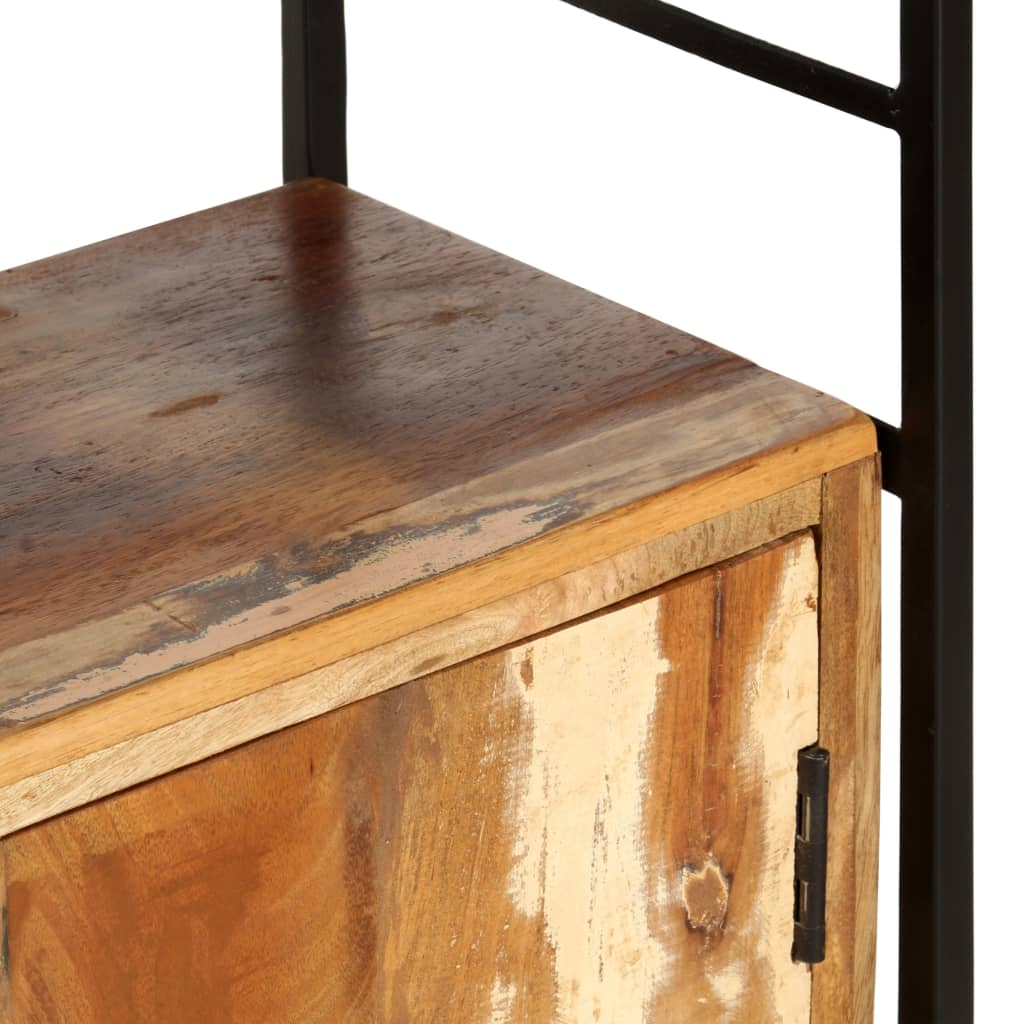 vidaXL Libreria a 4 Livelli Legno Massello di Recupero 80x30x180 cm VIDAXL