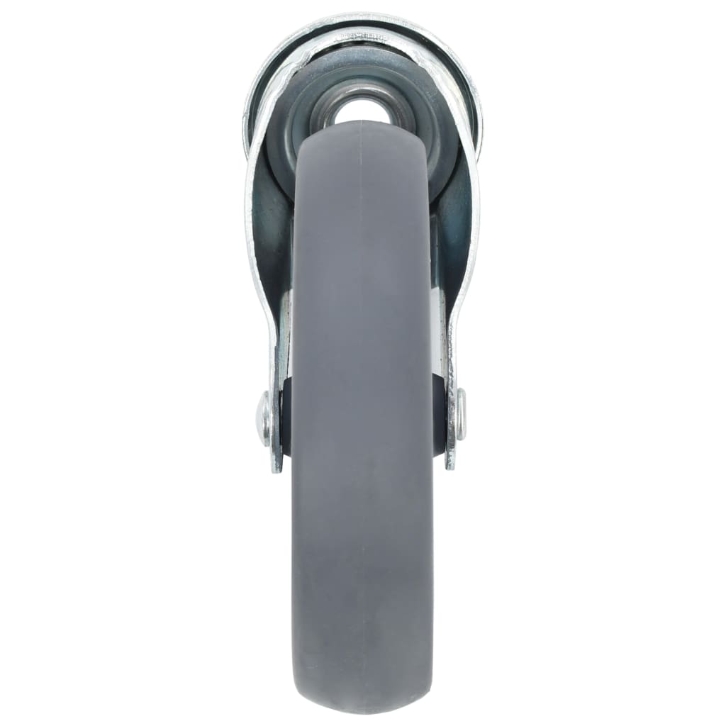 vidaXL Ruote Girevoli con Foro per Bullone 12 pz 125 mm