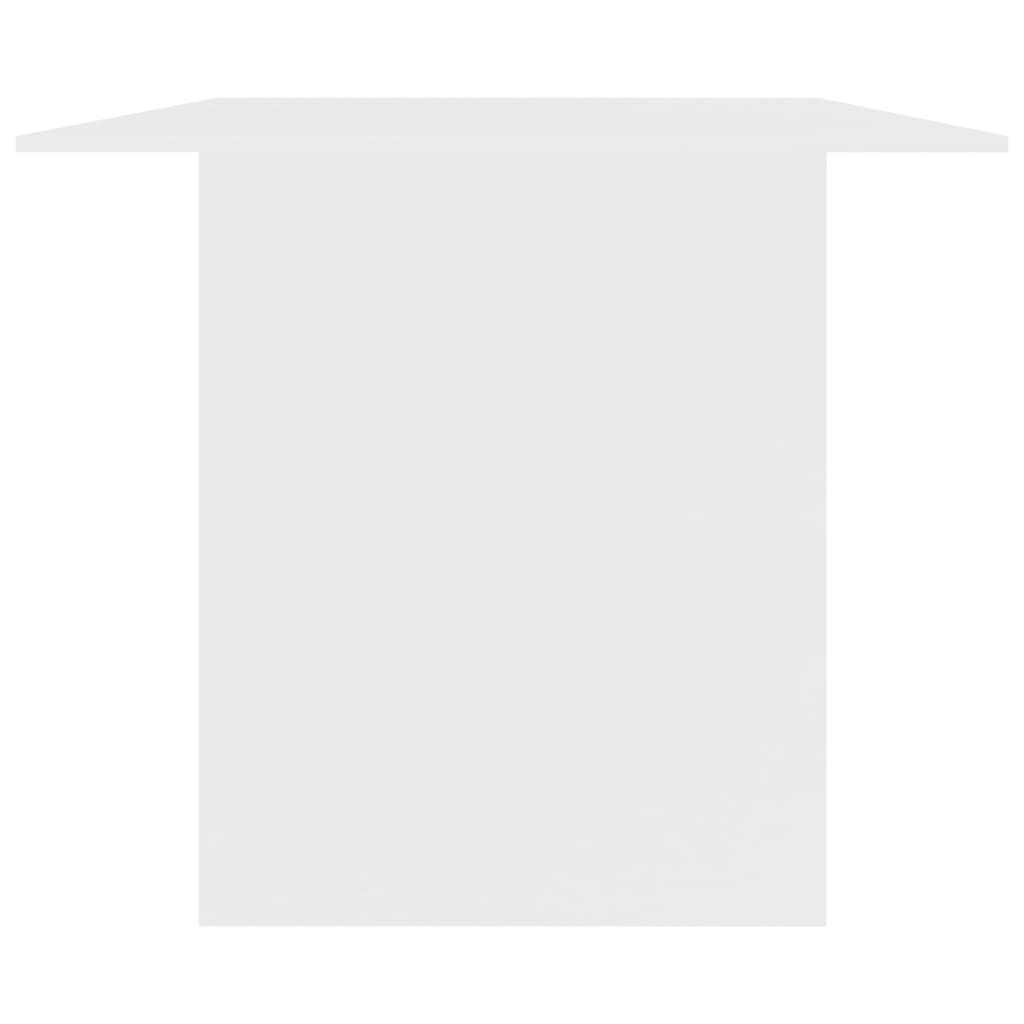 vidaXL Tavolo da Pranzo Bianco 180x90x76 cm in Legno Multistrato