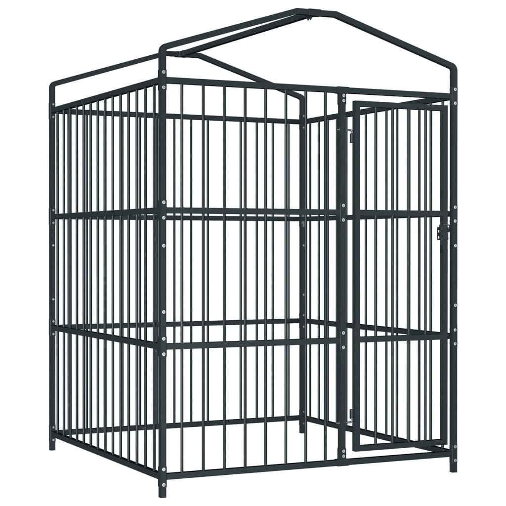 vidaXL Canile da Esterno con Tetto 150x150x210 cm