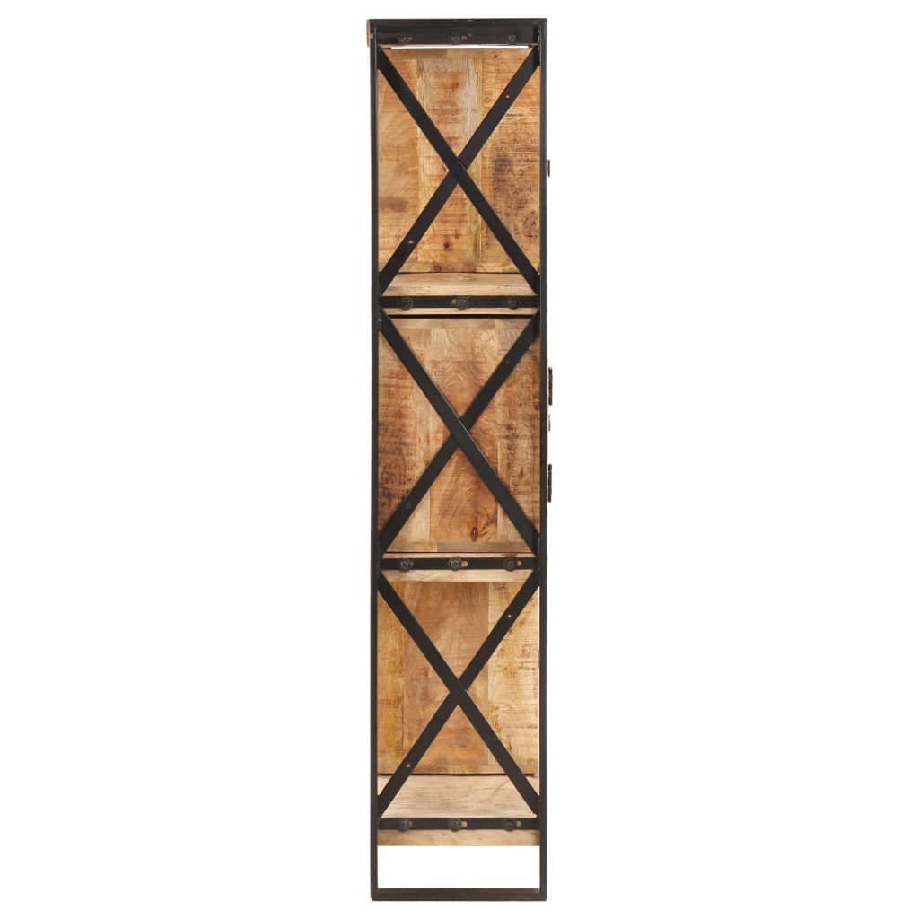 vidaXL Libreria 90x30x150 cm in Legno Massello di Mango