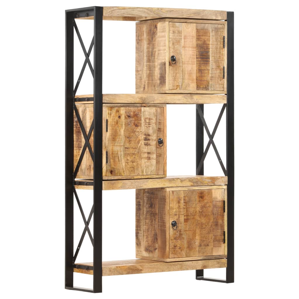 vidaXL Libreria 90x30x150 cm in Legno Massello di Mango