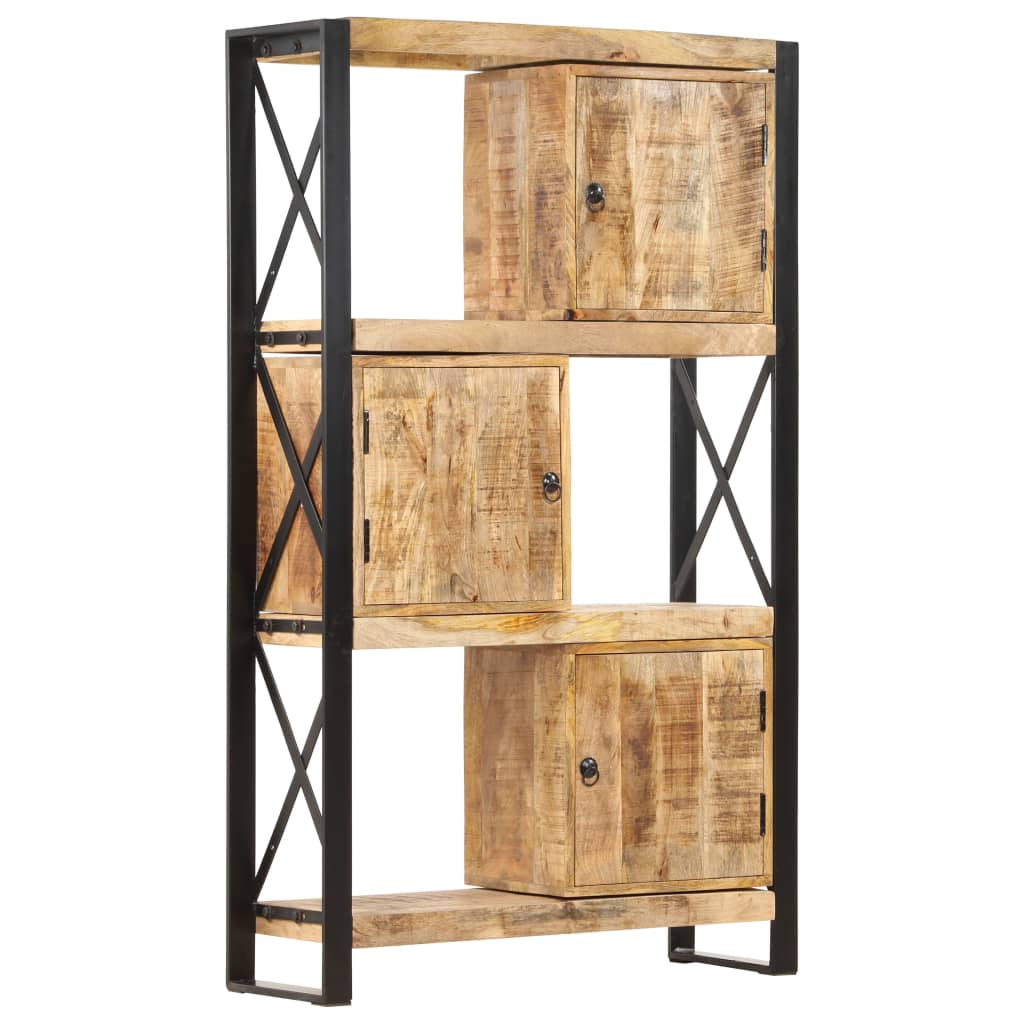 vidaXL Libreria 90x30x150 cm in Legno Massello di Mango