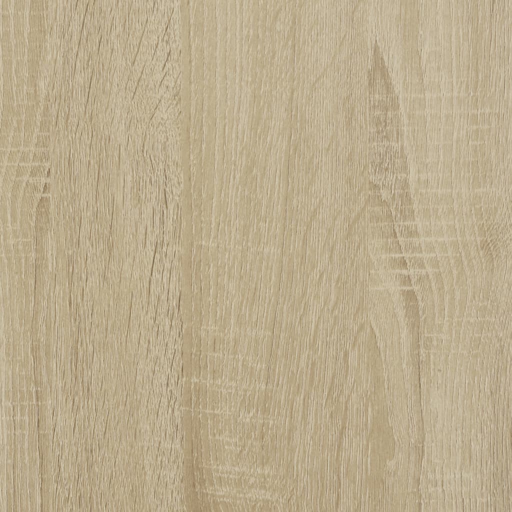 vidaXL Libreria 5 Ripiani Rovere Sonoma 40x30x76,5cm Legno Multistrato