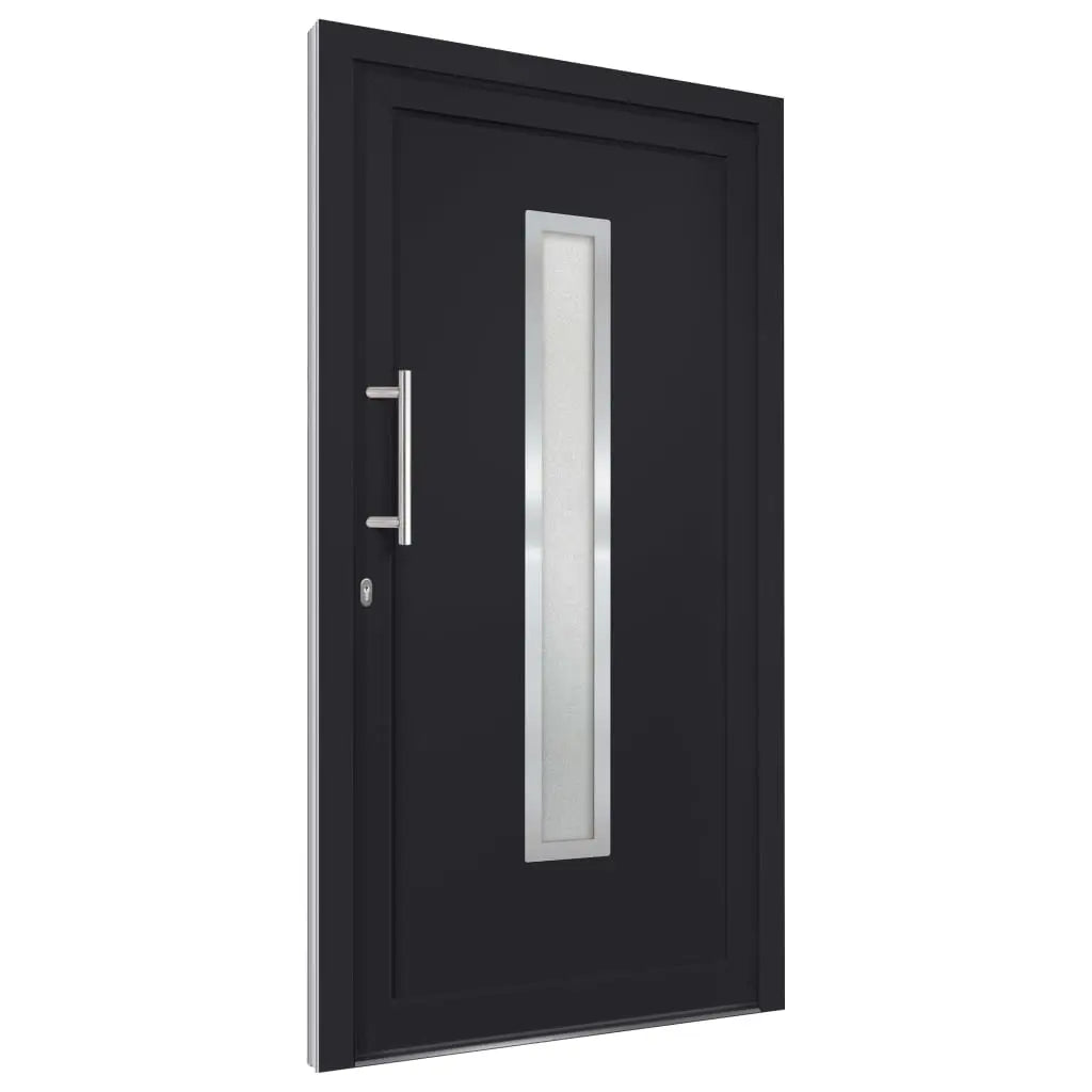 vidaXL Porta di Ingresso Antracite 108x208 cm VIDAXL