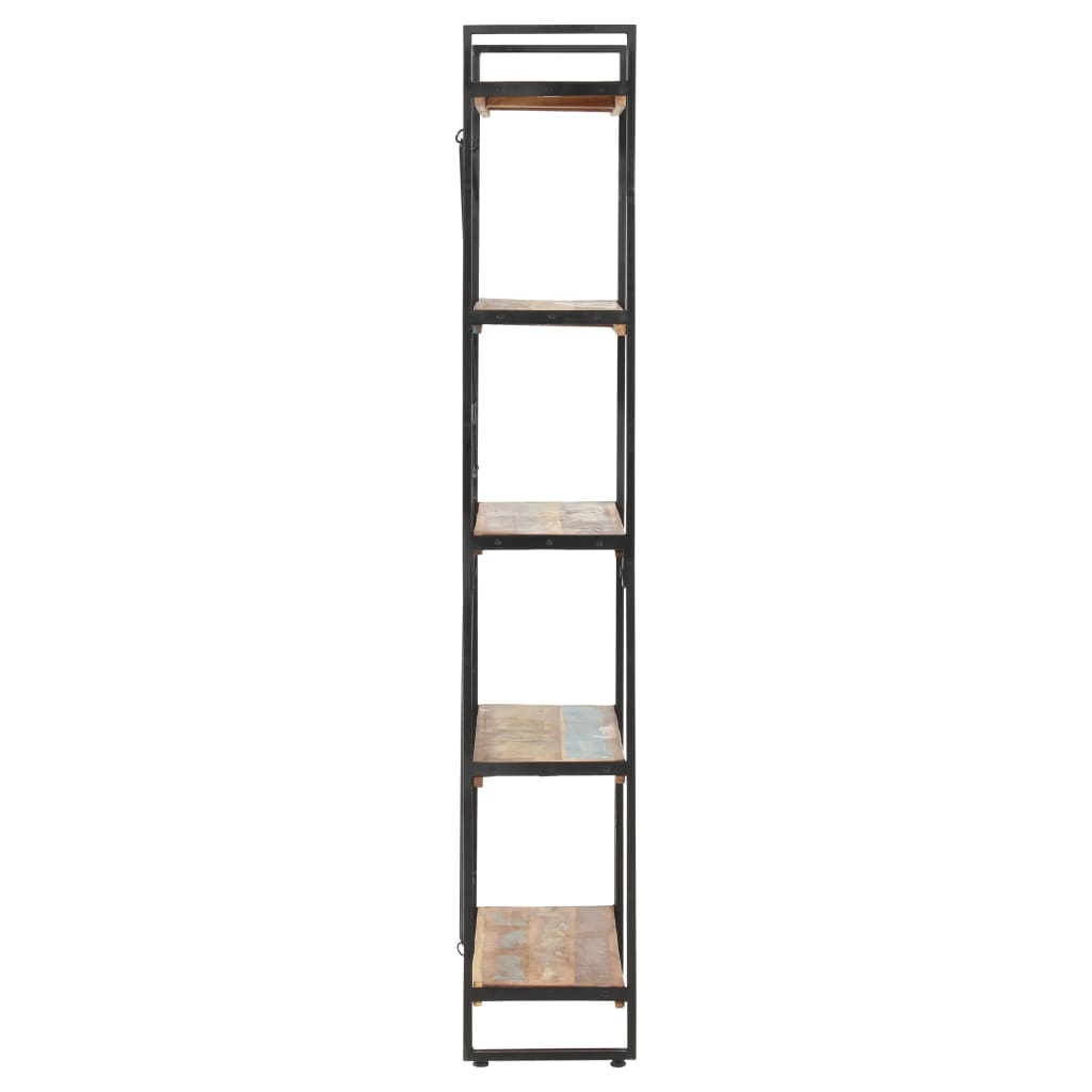 vidaXL Libreria a 5 Ripiani 90x30x180 cm in Legno Massello di Recupero VIDAXL