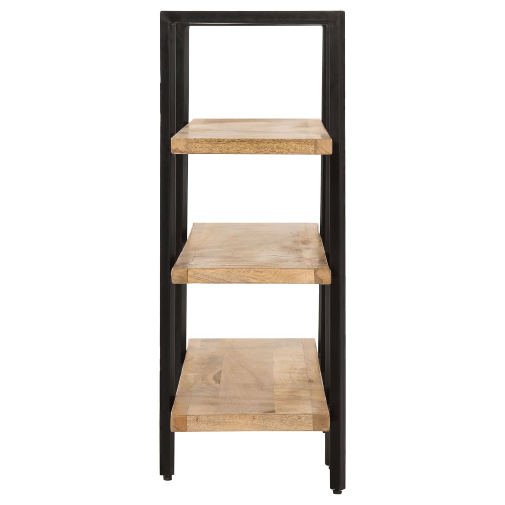 vidaXL Libreria a 3 Livelli 160x31x80 cm in Legno Massello di Mango