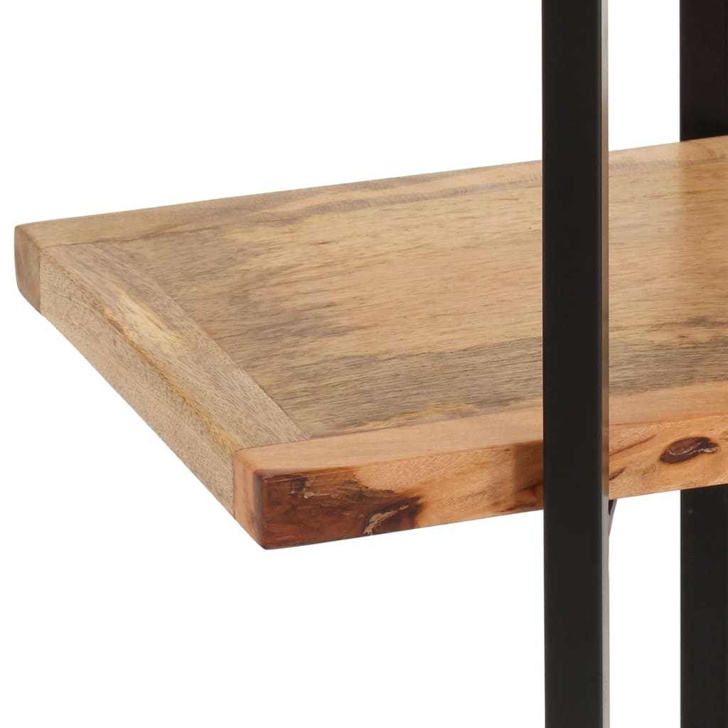 vidaXL Libreria a 3 Livelli 160x31x80 cm in Legno Massello di Mango