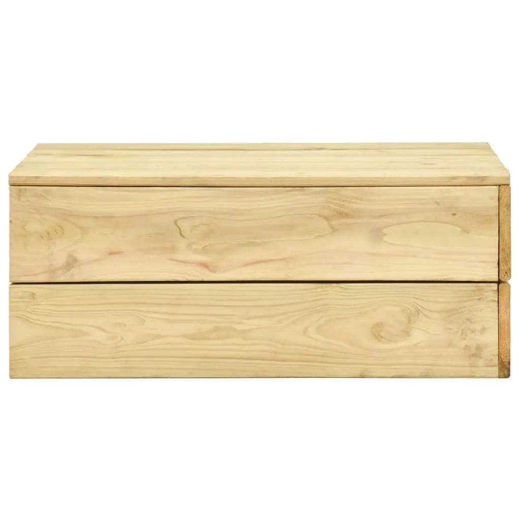 vidaXL Set Divani da Giardino 3 pz in Legno di Pino Impregnato VIDAXL
