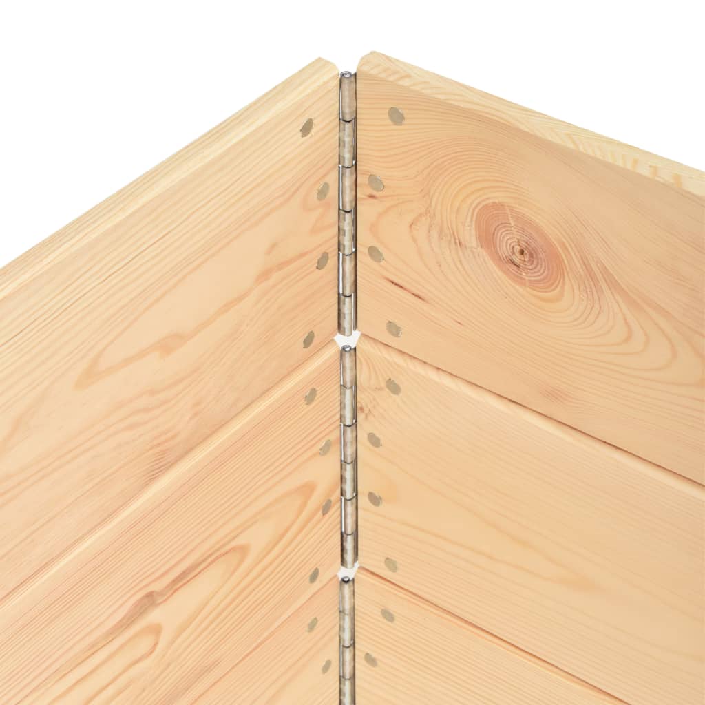 vidaXL Collari per Pallet 3 pz 50x150 cm in Legno Massello di Pino