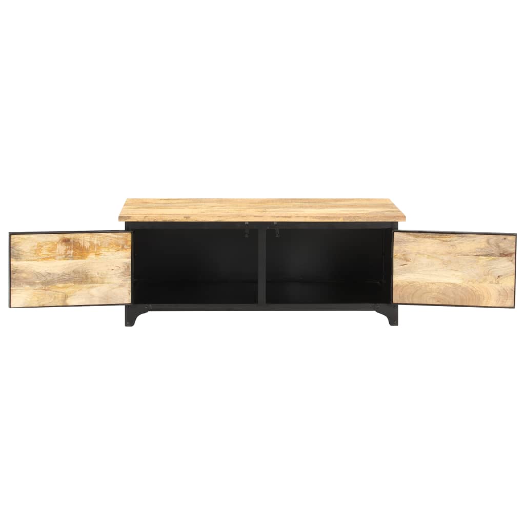 vidaXL Tavolino da Salotto 90x50x35 cm in Legno Massello di Mango