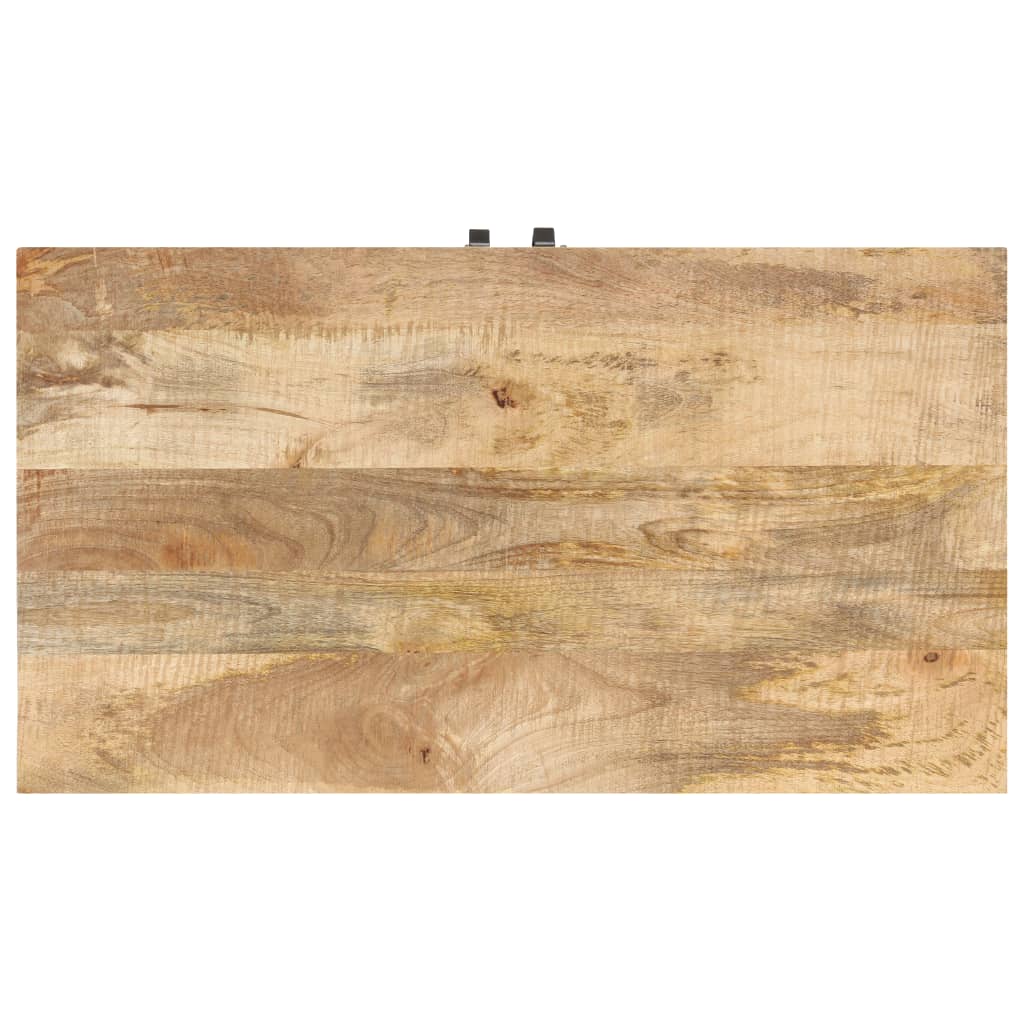 vidaXL Tavolino da Salotto 90x50x35 cm in Legno Massello di Mango