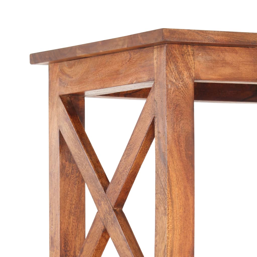 vidaXL Libreria 100x30x180 cm Legno Massello Acacia Finitura Ambra