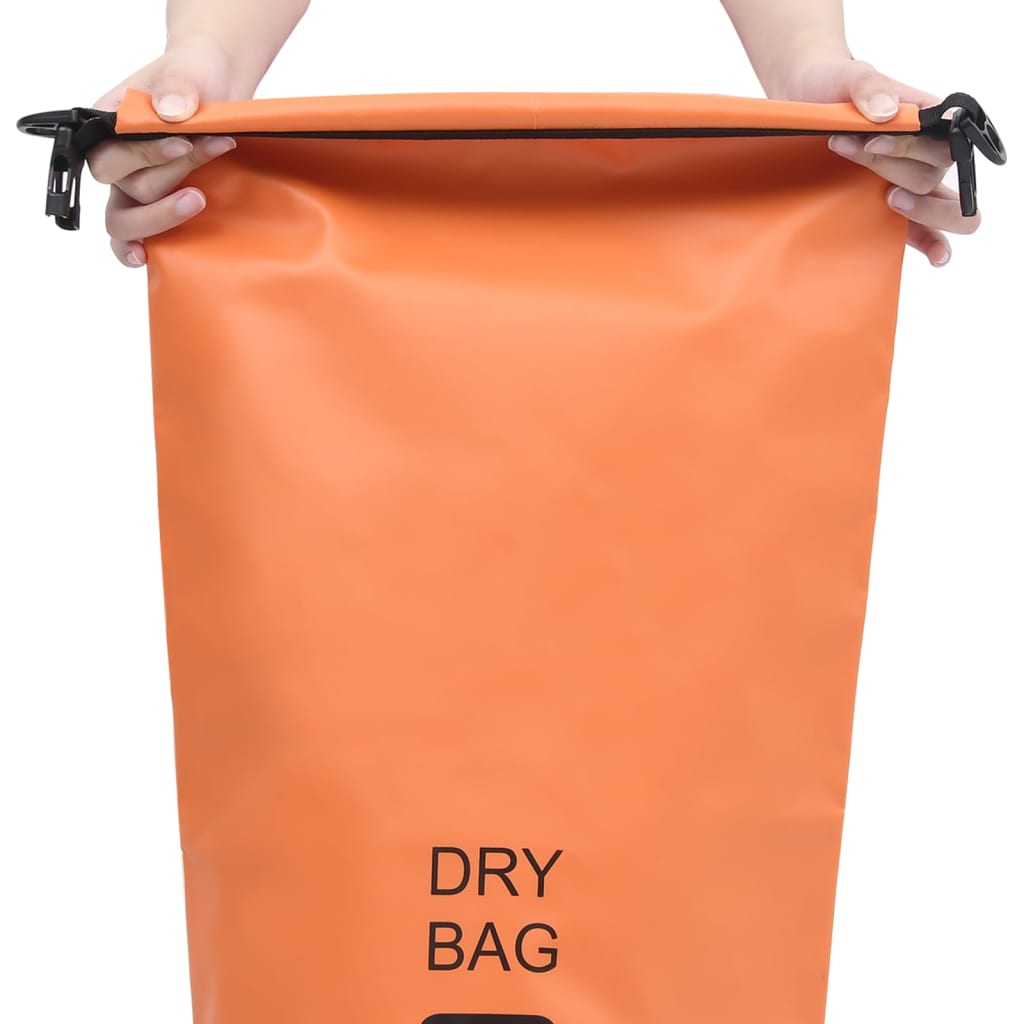 vidaXL Borsa Impermeabile Arancione 20 L in PVC