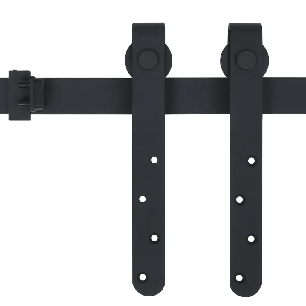 vidaXL Kit Mini Anta Scorrevole Armadio in Acciaio al Carbonio 183 cm