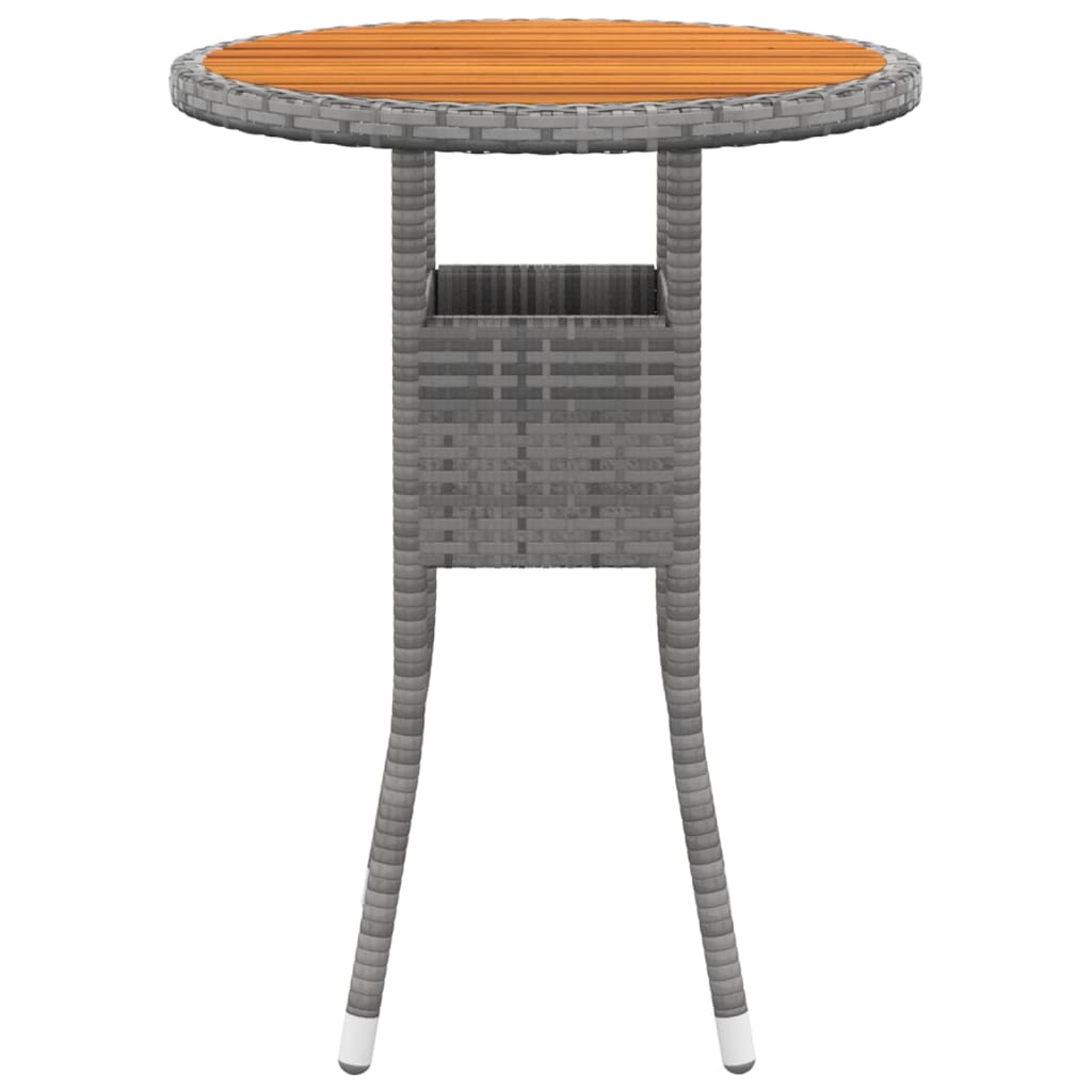 vidaXL Set Divani da Giardino 5 pz in Polyrattan Grigio