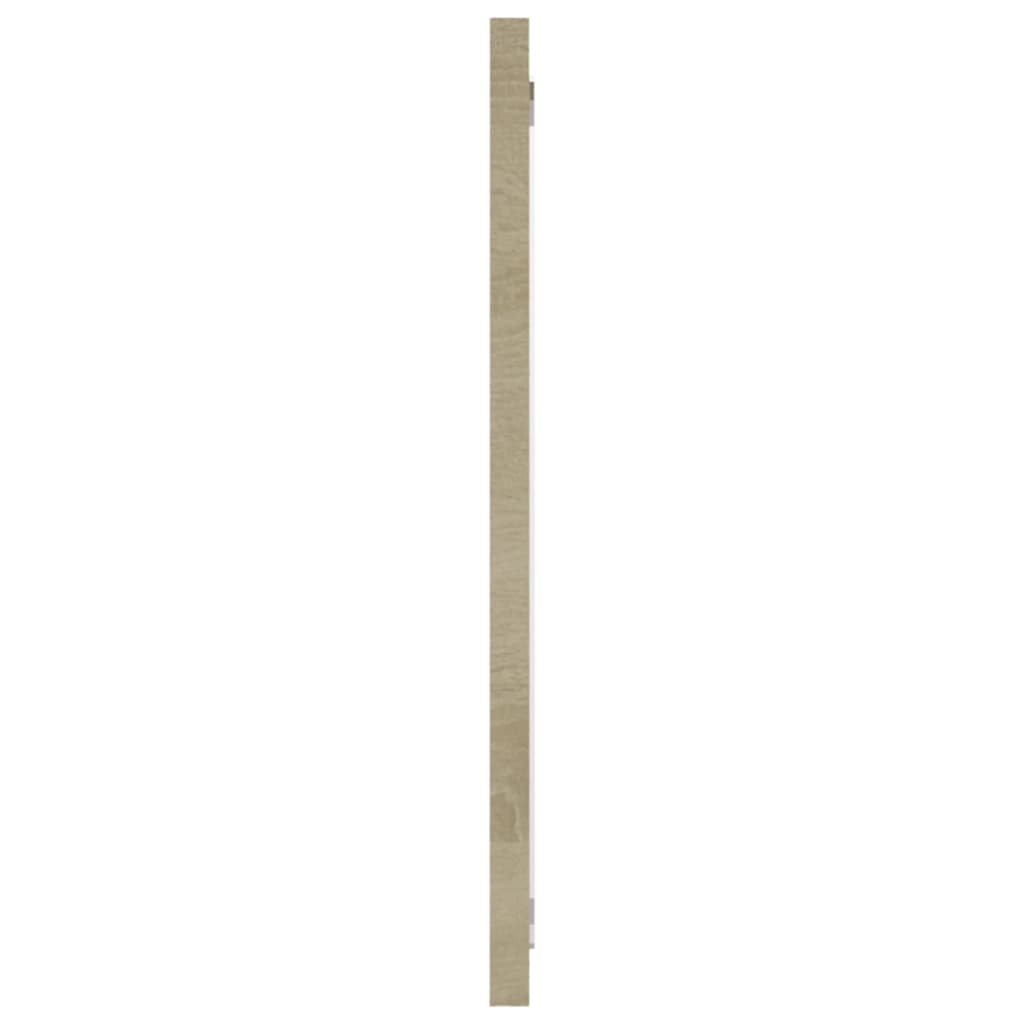 vidaXL Specchio da Bagno Rovere Sonoma 100x1,5x37 cm Legno Multistrato