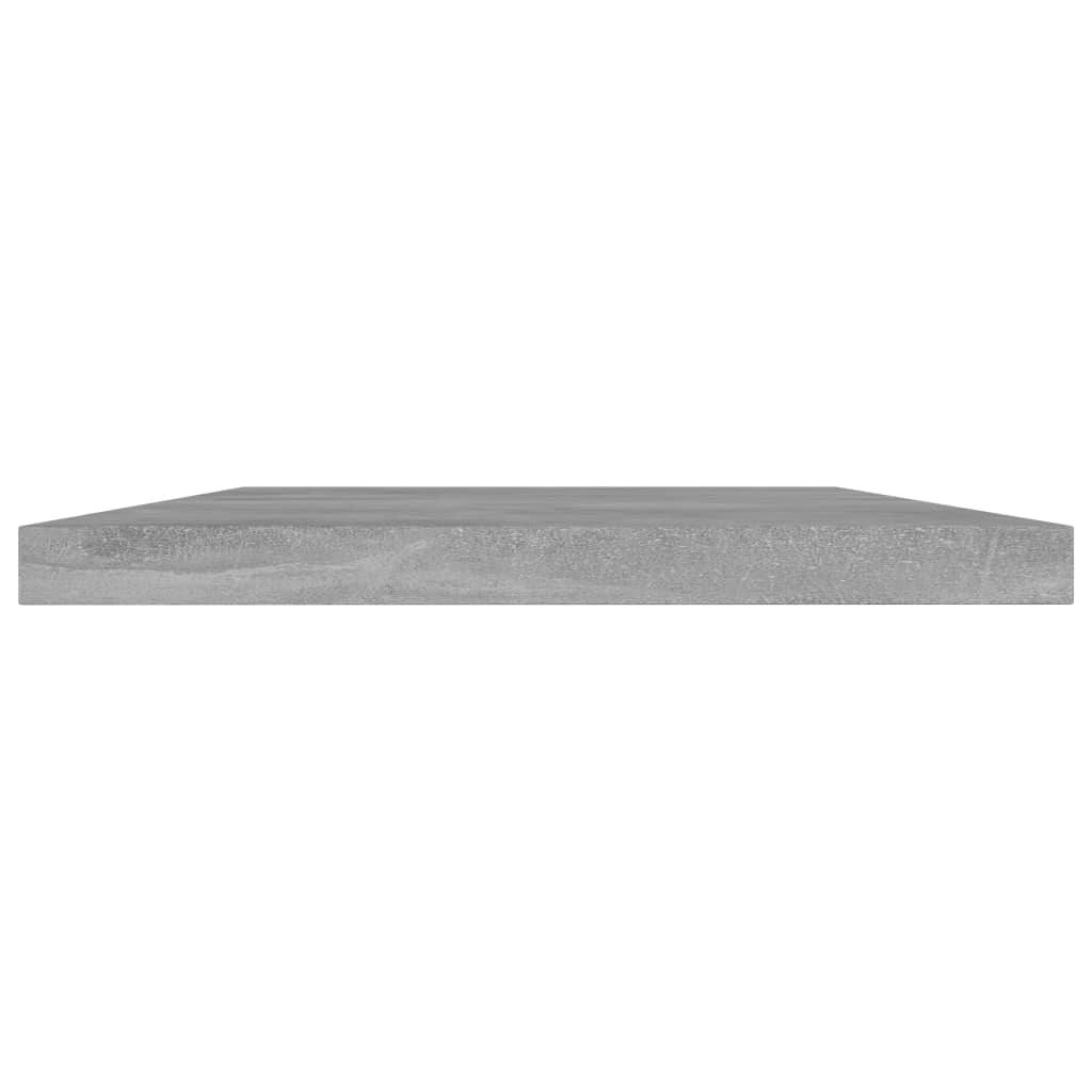 vidaXL Ripiani per Libreria 4pz Grigio Cemento 40x20x1,5cm Multistrato
