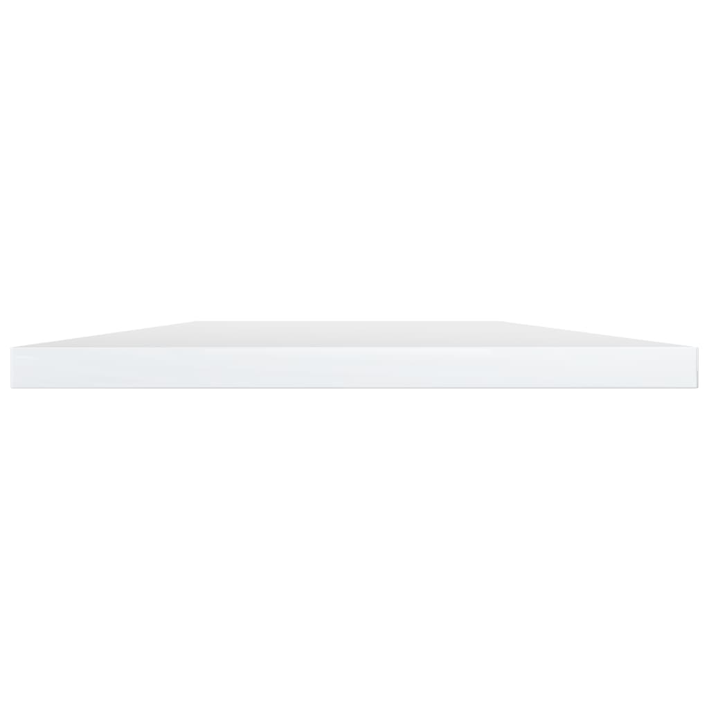 vidaXL Ripiani per Libreria 8pz Bianco Lucido 40x30x1,5cm Multistrato