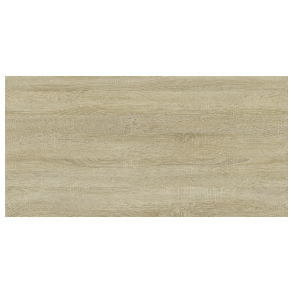 vidaXL Ripiani per Libreria 4pz Rovere Sonoma 60x30x1,5cm Multistrato