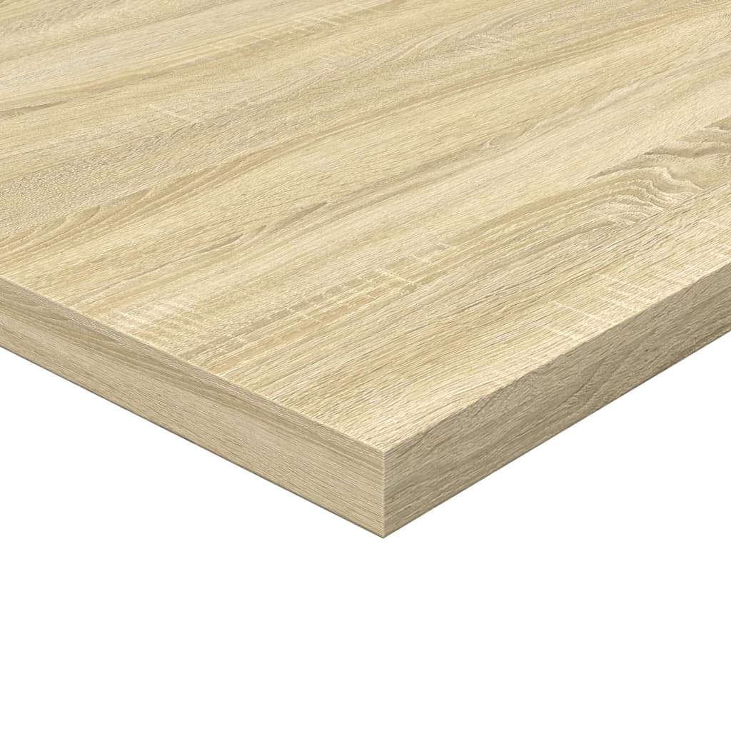vidaXL Ripiani per Libreria 4pz Rovere Sonoma 60x30x1,5cm Multistrato
