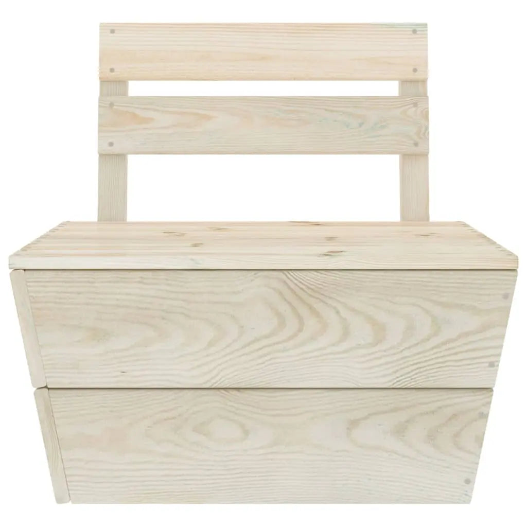 vidaXL Set Divani da Giardino su Pallet 6 pz in Legno Abete Impregnato VIDAXL
