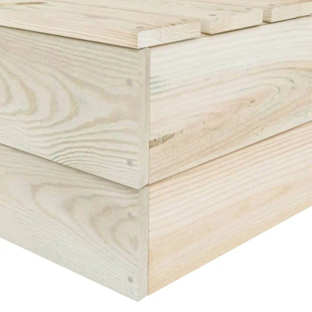 vidaXL Set Divani da Giardino su Pallet 8 pz in Legno Abete Impregnato VIDAXL