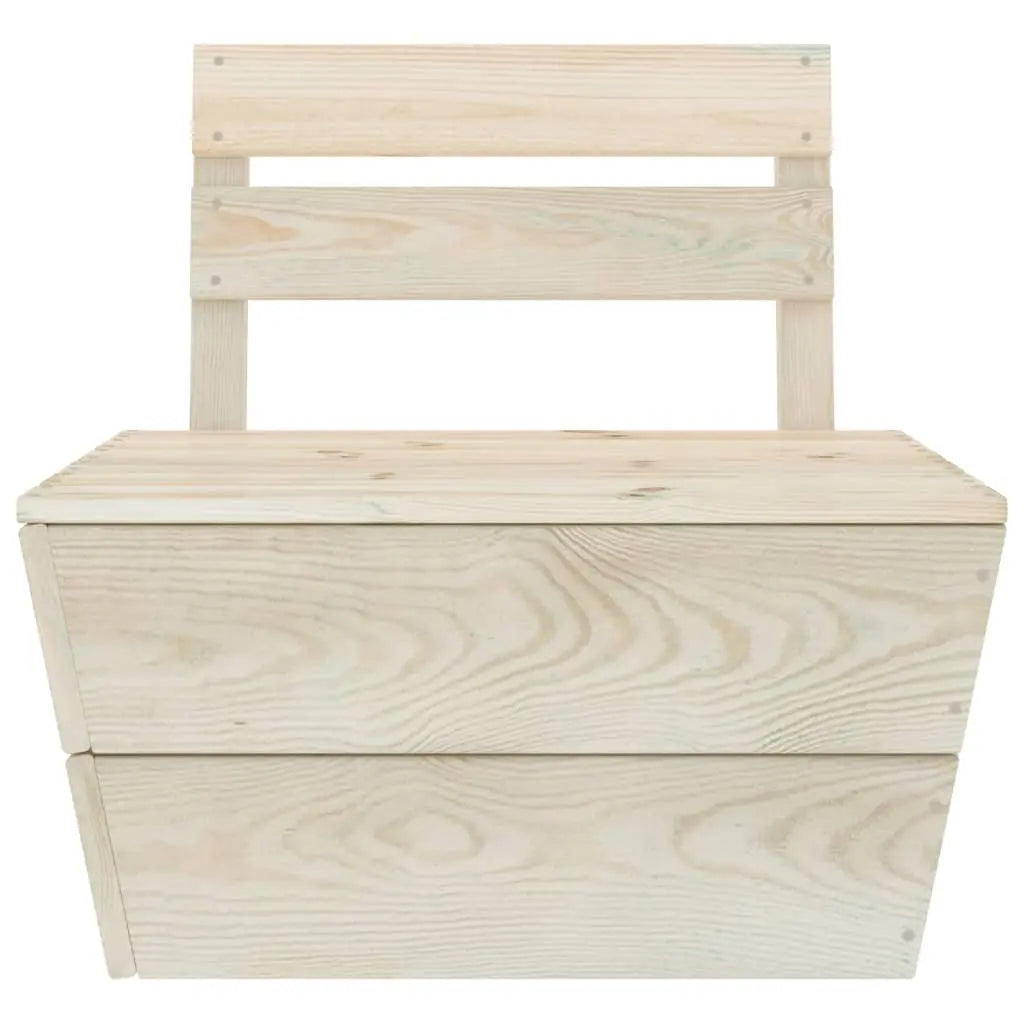vidaXL Set Divani da Giardino su Pallet 8 pz in Legno Abete Impregnato VIDAXL
