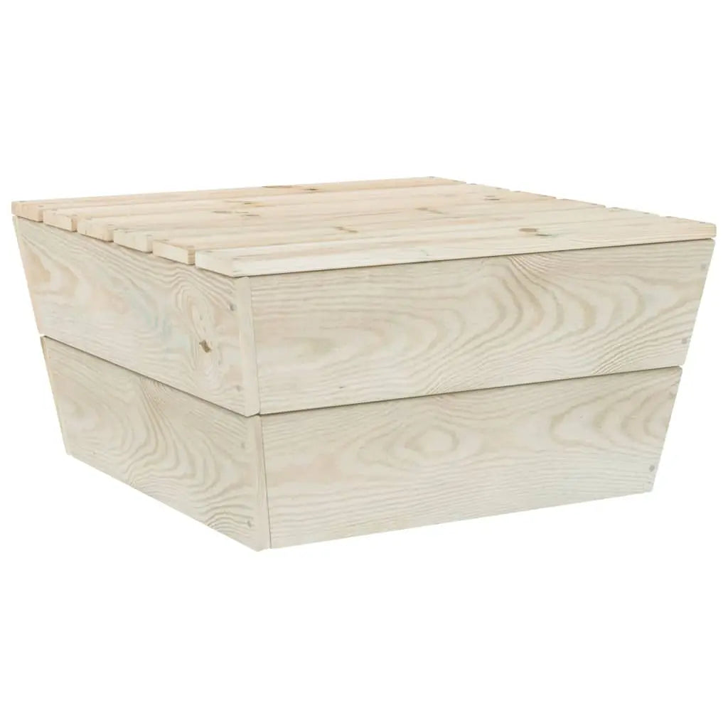 vidaXL Set Divani da Giardino su Pallet 8 pz in Legno Abete Impregnato VIDAXL