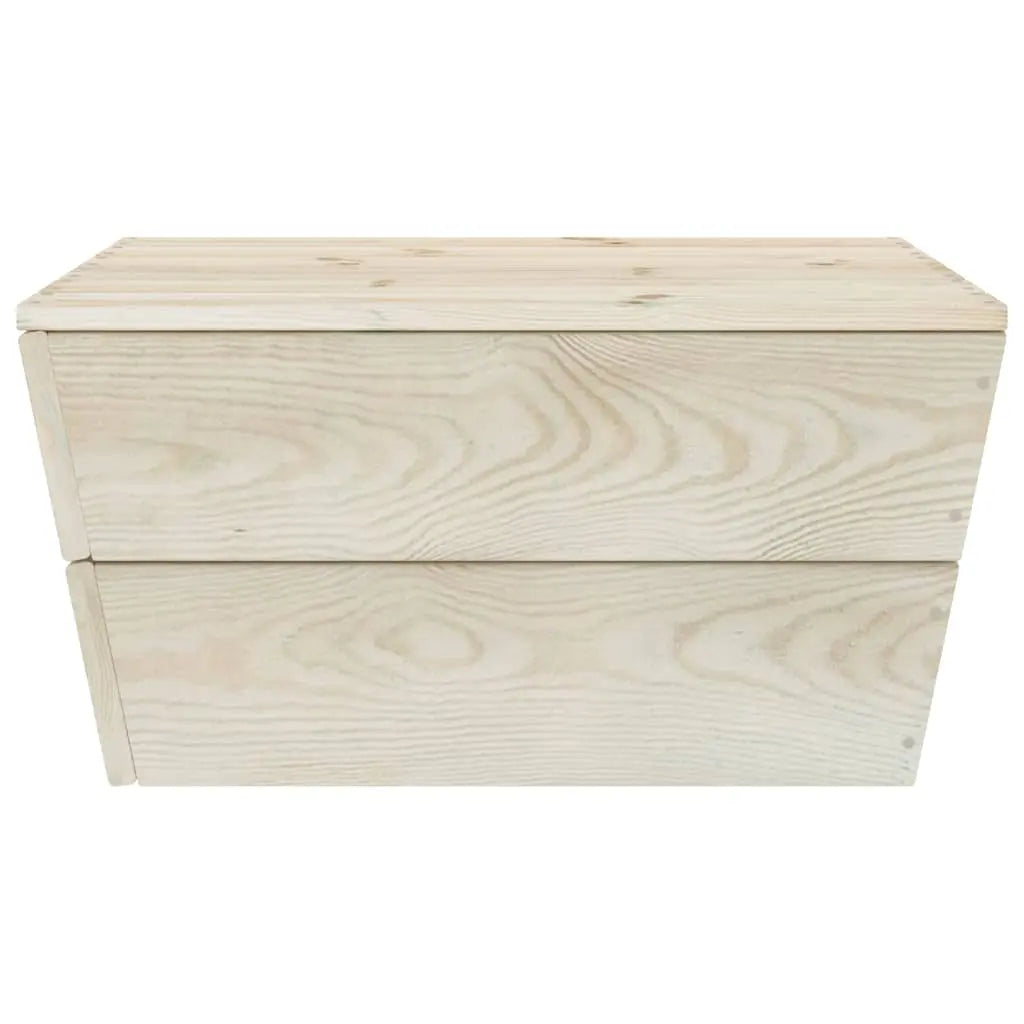 vidaXL Set Divani da Giardino su Pallet 8 pz in Legno Abete Impregnato VIDAXL