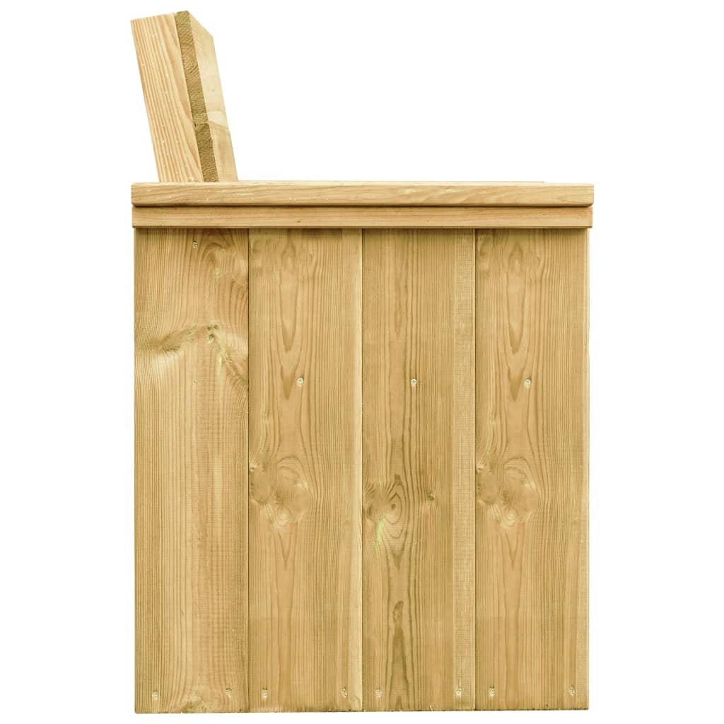vidaXL Set da Pranzo per Giardino con Cuscini 7pz in Pino Impregnato