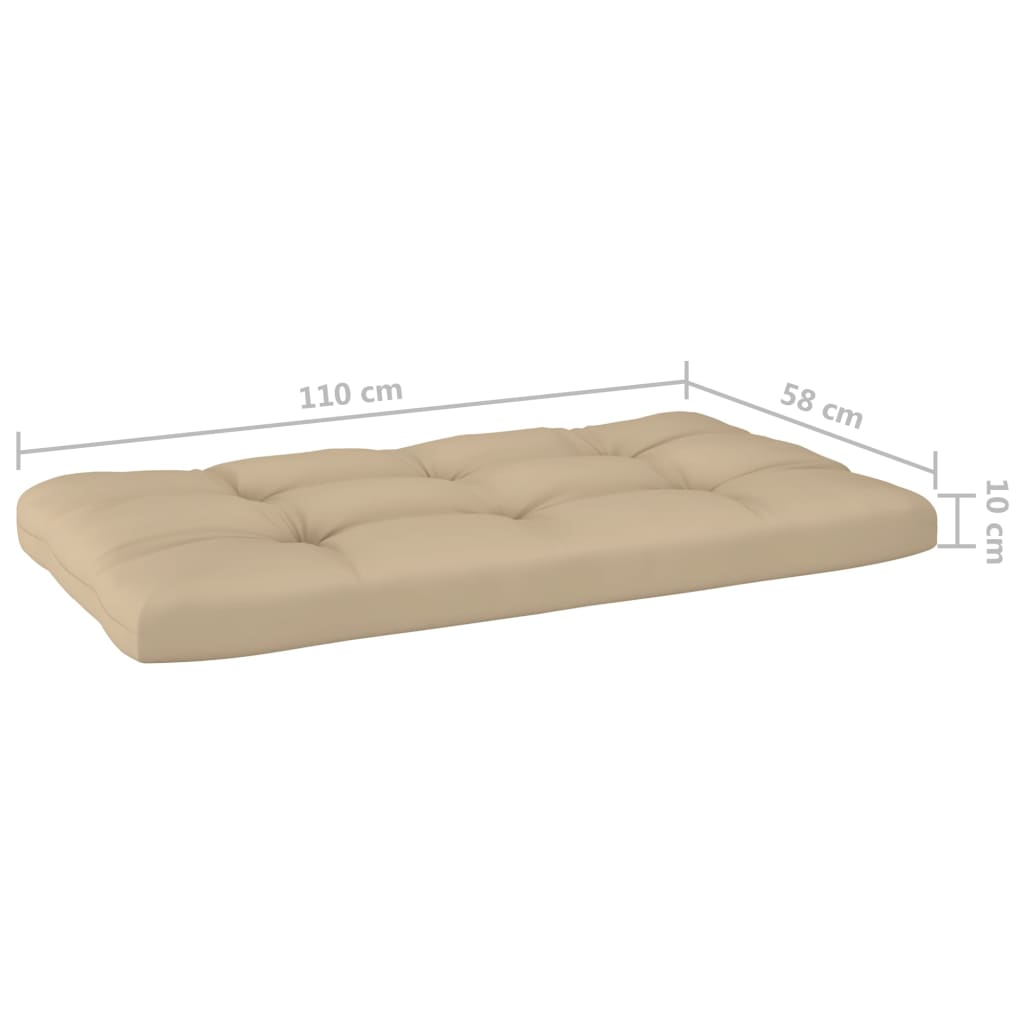 vidaXL Divano Centrale da Giardino Pallet Legno Pino Impregnato Ambra