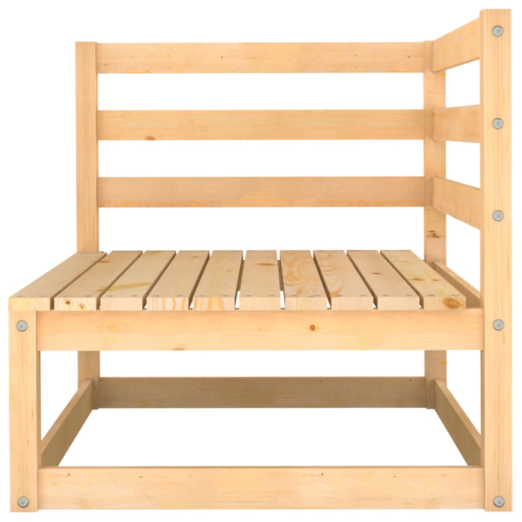 vidaXL Divano da Giardino a 2 Posti con Cuscini Legno Massello di Pino