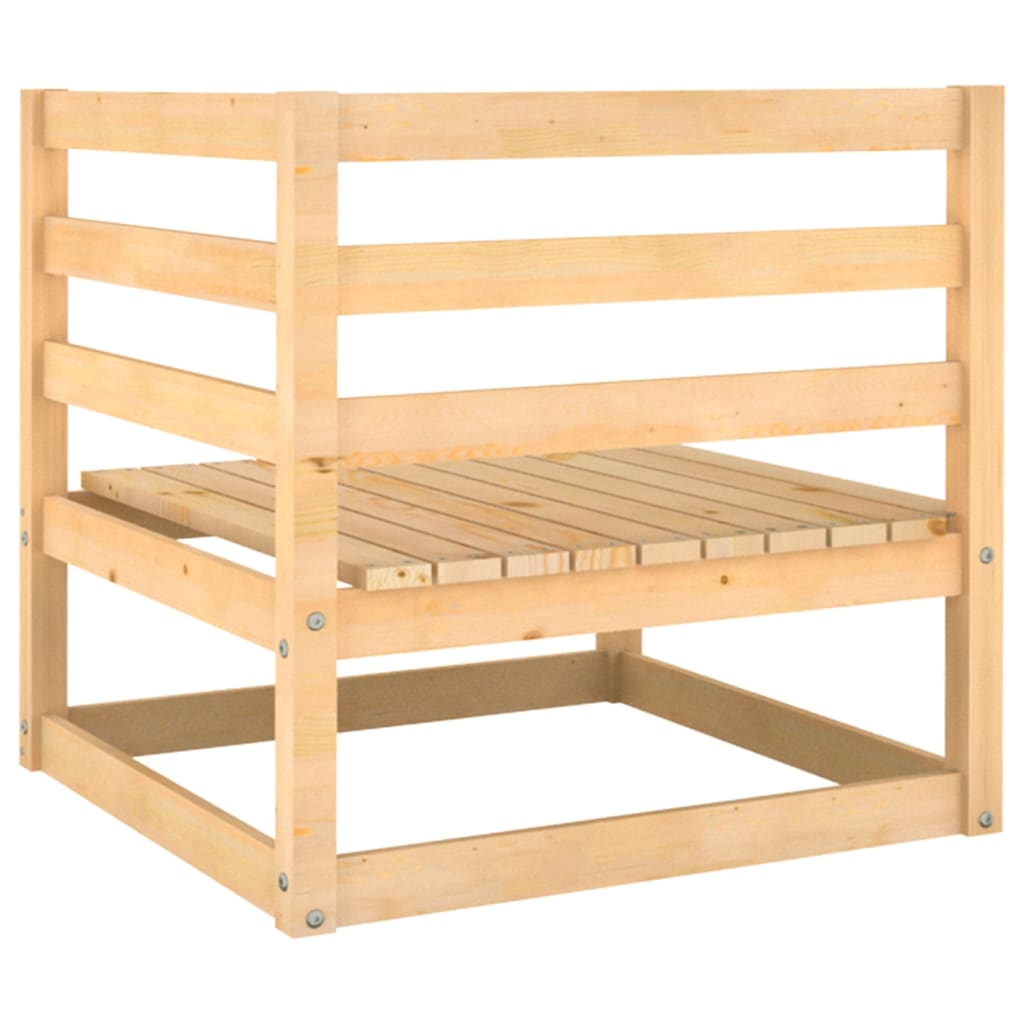 vidaXL Divano da Giardino a 2 Posti con Cuscini Legno Massello di Pino