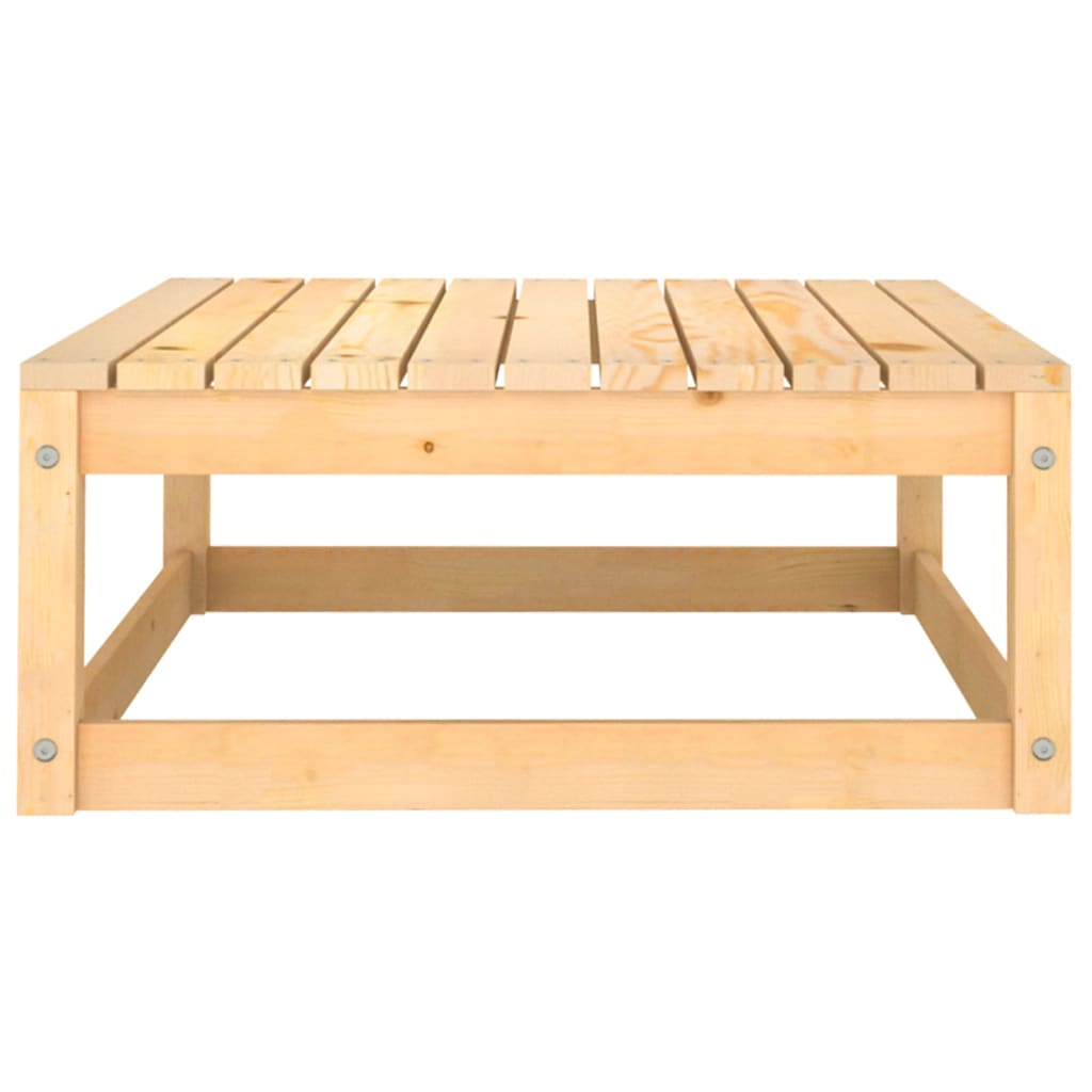 vidaXL Poggiapiedi da Giardino con Cuscini 2 pz Legno Massello di Pino