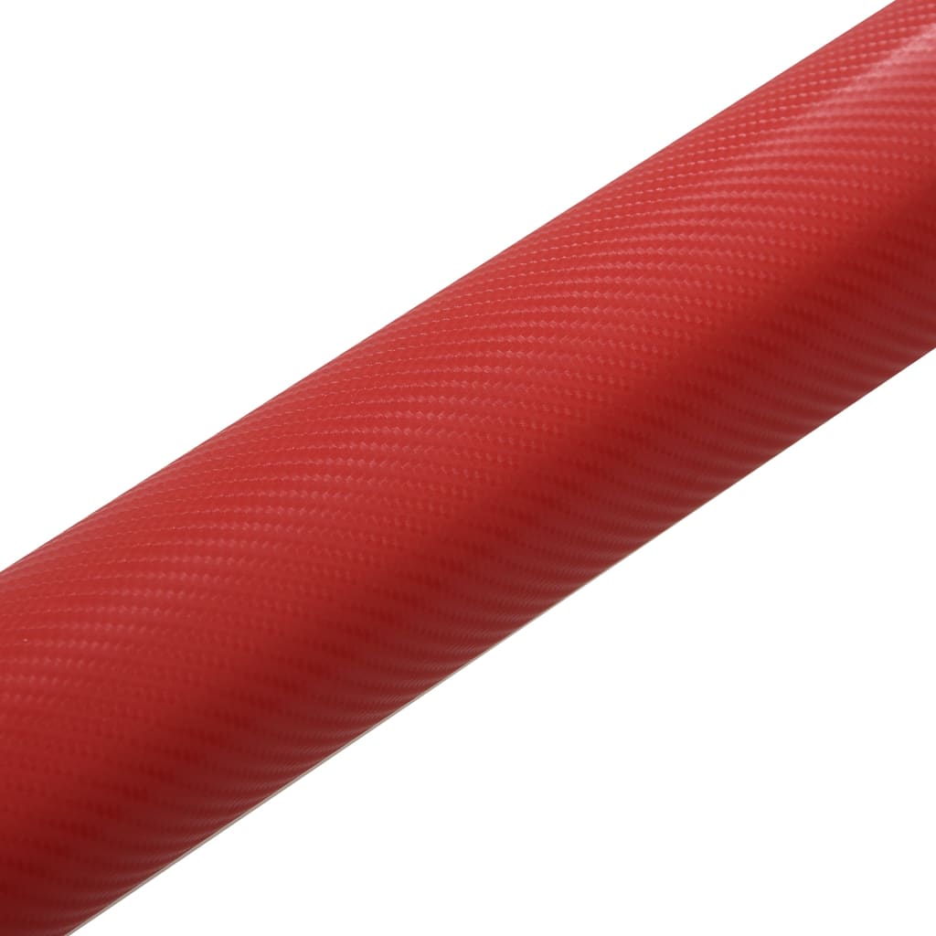 vidaXL Pellicole per Auto 2 pz 4D Rosse 100x150 cm+50x150 cm