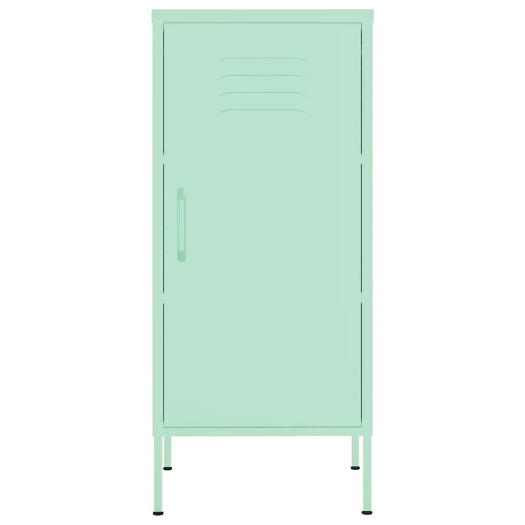 vidaXL Armadietto Menta 42,5x35x101,5 cm in Acciaio